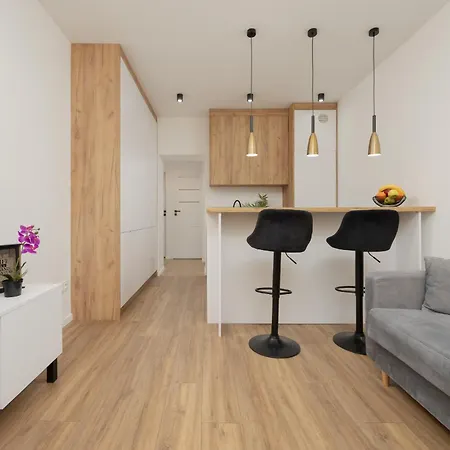 Apartment Cozy One-bedroom Majzela Manufaktura By Renters Lodz